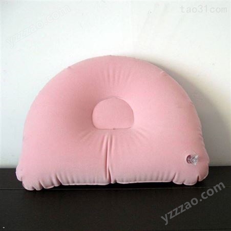 充气靠枕 户外旅行休闲充气枕头  超轻便携可折叠旅行枕  便携充气枕