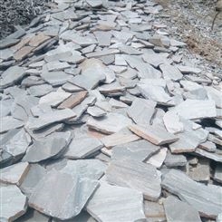 粉石英碎拼石 天然板岩碎拼石厂家批发