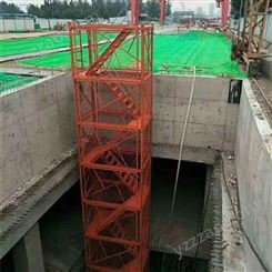 大量供应  封闭式安全梯笼 安全梯笼 人行马道 工程箱式梯笼 加重型梯笼 北京安全梯笼