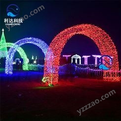 北京利達 定制LED燈飾畫 大型幕墻燈飾畫 商場酒店外墻燈光裝飾