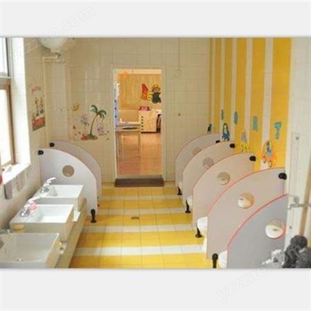 幼儿园儿童卫生间隔板 厕所文明小隔板 厂家定制款式齐全