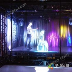上海争飞全息透明膜夜间旅游全景灯光秀立体投影3d成像投影仪配件