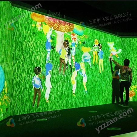 争飞创意 互动砸球系统方案设计 儿童游乐场设备 互动投影系统