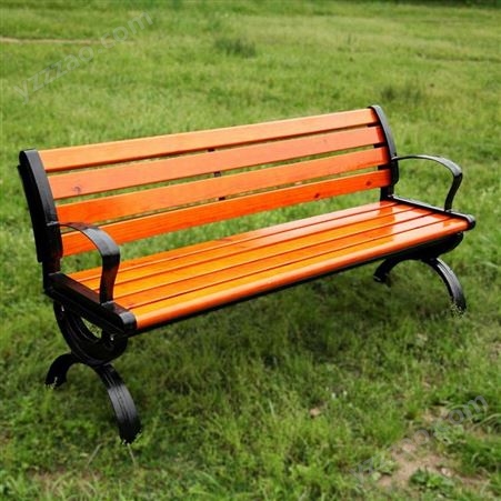西安 防腐木公园椅厂家 小区休闲椅 定制塑木长凳价格 方元浩宇生产直供