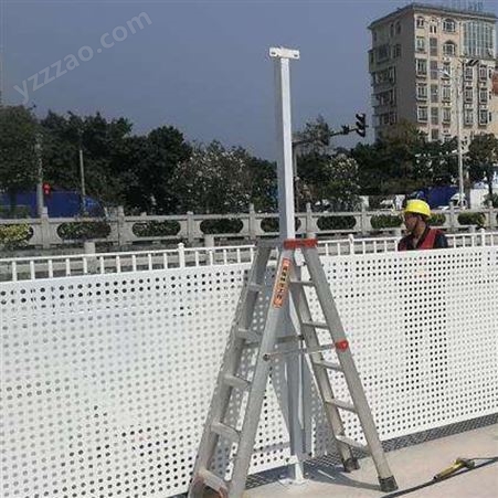 珠海冲孔板围挡 金湾工地施工围栏 香洲区防风护栏网定制