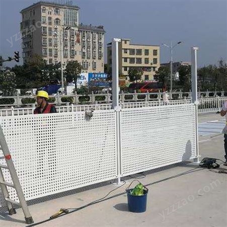 珠海冲孔板围挡 金湾工地施工围栏 香洲区防风护栏网定制
