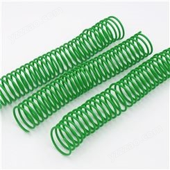螺旋膠圈批發 彩色PET膠蛇仔 線圈本筆記本通用PVC膠線圈供應