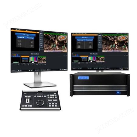 ET Video HY-RE400D桌面4路游泳击剑赛直播回放 在线字幕编辑慢动作实时回放系统一体机