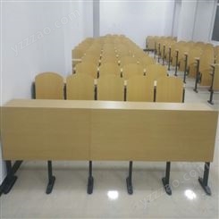 厂家定做 学校课桌椅 自动翻板桌子多媒体功能礼堂阶梯教室课桌椅子溢彩家具136136136
