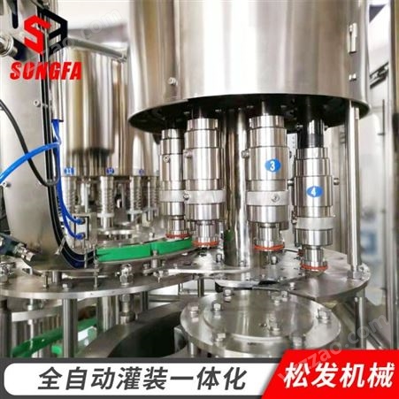 张家港全自动灌装机 液体灌装机 不含气饮料灌装设备