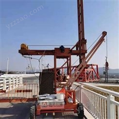 高架桥排水管安装吊篮吊架车 能行走升降 重量2T 博奥SJL42