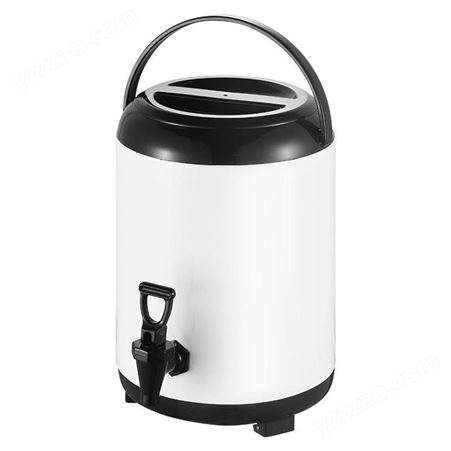 蓝功商用保温彩色保温桶豆浆桶加工定制印制LOGO不锈钢烤漆奶茶桶