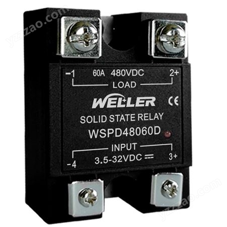 直流固态继电器WSPD48060D 60A威勒Weller 直流固态继电器 WSPD48060D 60A 直流控制直流