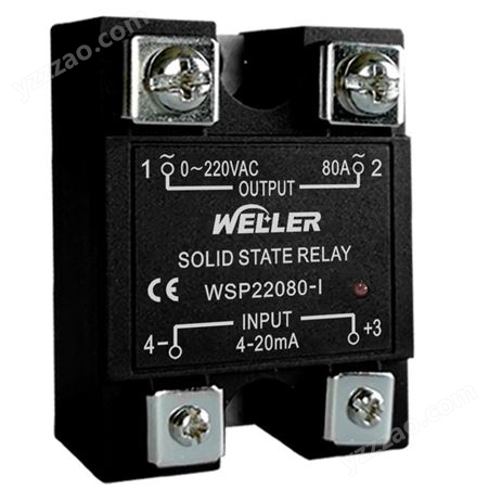 可控硅调压模块WSP22080-I 80A威勒Weller 可控硅调压模块WSP22080-I 80A 4-20mA电流控制  0-220VAC可调