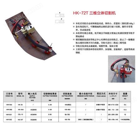 上海华威HK  72T三维立体切割机   全国包邮