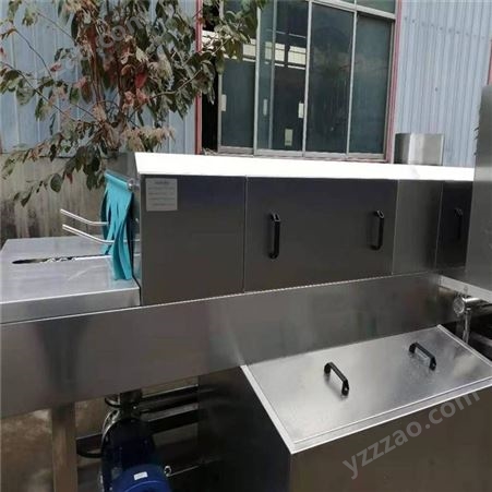 河北自动洗箱机厂家 流水线洗箱机定制 输送线洗箱机