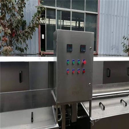 滨州隧道式洗箱机 高压喷淋杀菌洗箱设备 连续清洗洗箱机