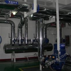 定制大型不锈钢集分水器代加工 空调循环水系统管道分流器生产