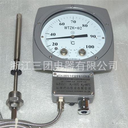 顺通 WTZK-02变压器油面温度控制器WTZK-03压力式温控器温度计油温表