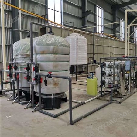 板材生产喷涂用纯水处理设备系统 每小时生产纯水量9吨 鑫鸿源环保厂家供应生产用水净化系统
