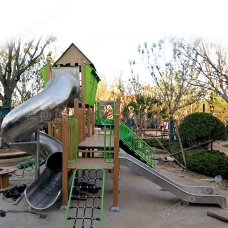 不锈钢滑梯 大型组合滑滑梯 小博士儿童游乐场拓展公园户外游乐设备