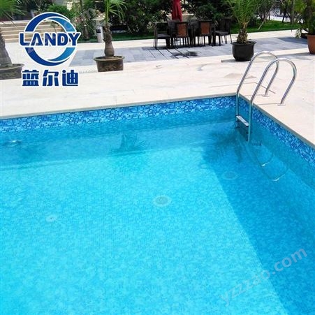 天津泳池胶膜 游泳池胶膜用水口 不限池结构形状 蓝尔迪