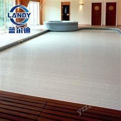 蓝尔迪厂家批发直销 电动游泳池盖 别墅游泳池安全盖 保温盖板
