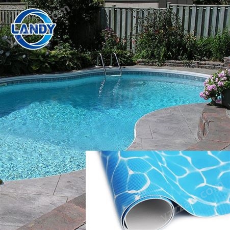 泳池防水材料做法 用私家泳池防滑胶膜 泳池胶膜热熔施工 蓝尔迪