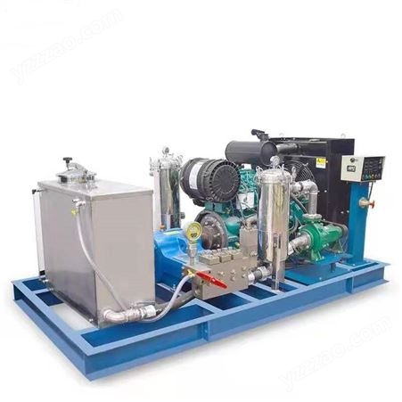 水拓福建电厂设备冷气器清洗机 1200公斤压力工业列管高压清洗机设备