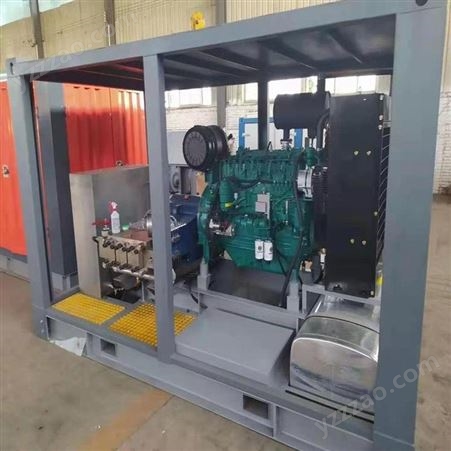水拓福建电厂设备冷气器清洗机 1200公斤压力工业列管高压清洗机设备