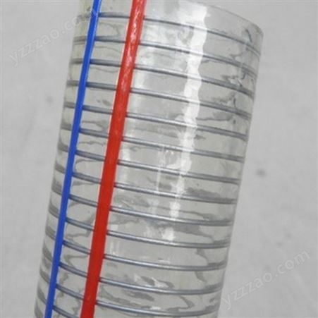 PVC透明钢丝加厚耐油管 透明钢丝管 耐高温抗老化软管