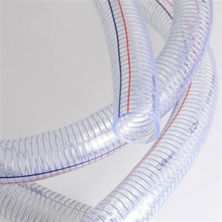 专业生产PVC透明钢丝软管 增强管 塑料水管