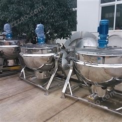 出售二手100-600升电加热搅拌夹层锅 行星搅拌夹层锅