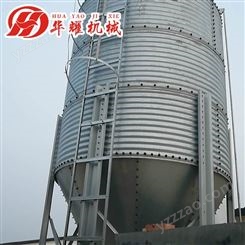 猪用自动喂料设备 养殖镀锌板料塔 生产厂家 华耀机械