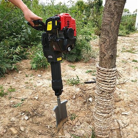 汽油动力挖树机 小型移树设备 便携式铲式植树机