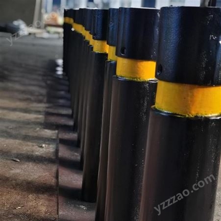 工匠 广州市政推荐 铸铁止车柱 铸铁放光条立柱 车丝分体铸铁立柱