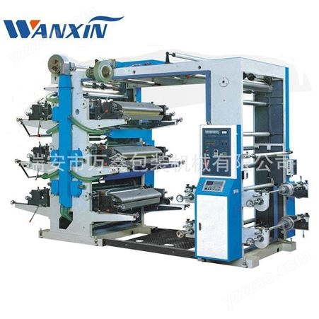 万鑫生产定制800型自动柔版印刷机 薄膜柔版高速印刷机