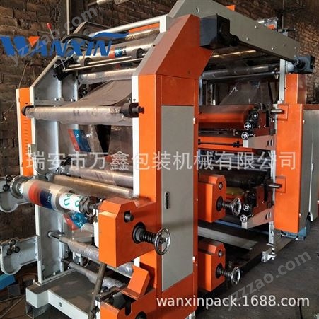 万鑫生产定制800型自动柔版印刷机 薄膜柔版高速印刷机