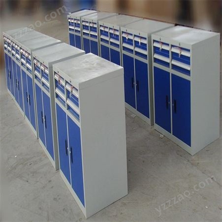 天津带层板工具柜 车间用工具柜 带柜门工具柜生产厂家华奥西