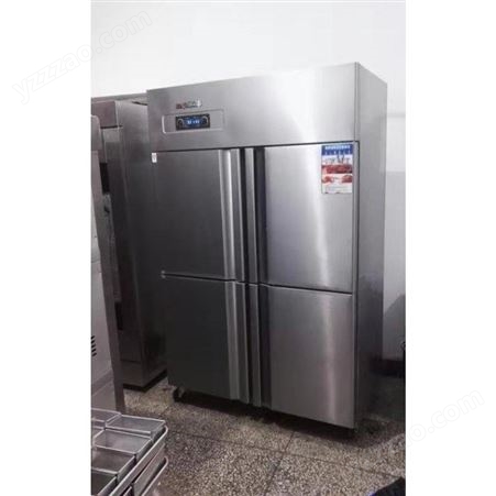 西安商用厨房不锈钢单双温四门六门立式冰柜冰箱保鲜柜