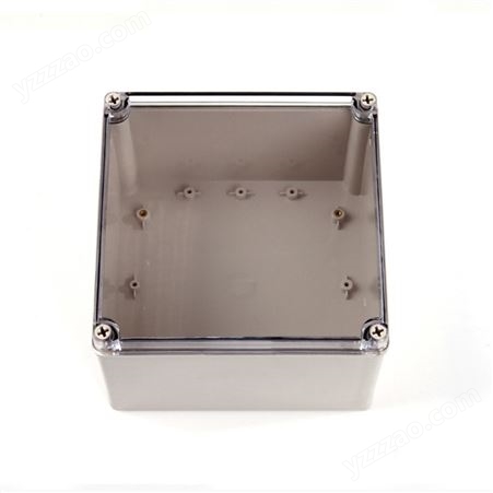 透明盖PC塑料材质工业防水防尘盒 200*200*130mm工控盒AT型监视盒