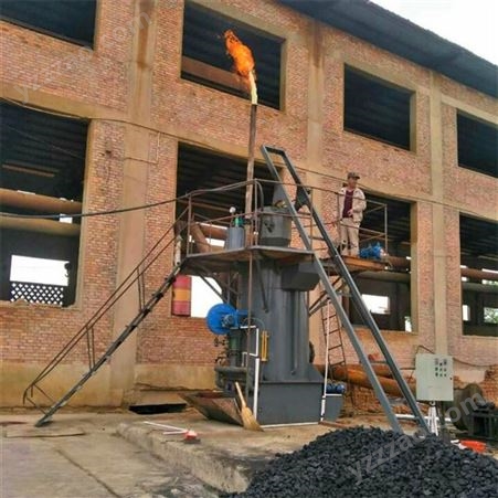 甘肃张掖市小型煤气发生炉 耀弘φ2.0m自动煤气炉 自动控制加煤出渣