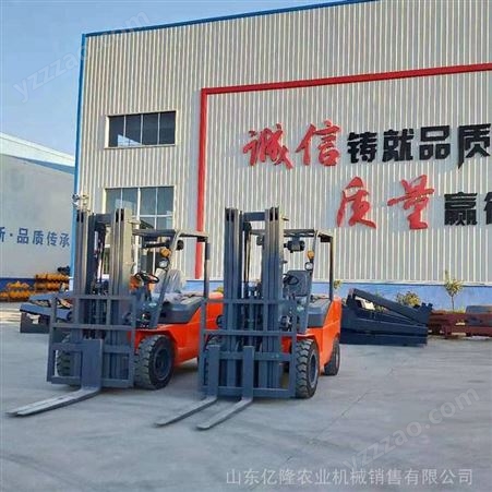 工地砖厂搬运车 3.5吨柴油叉车 建筑工程越野叉车