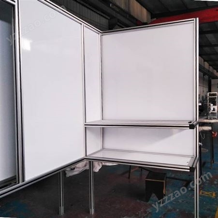 展示栏 生产车间看板 可移动白板支架 铝型材4040