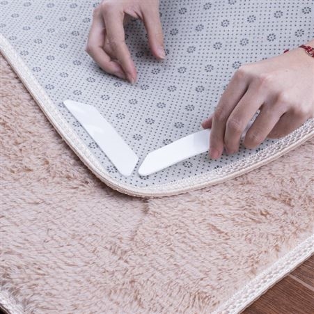 家用卧室 客厅 地毯地垫贴 地毯防滑贴条 pu可水洗重复使用 真彩软胶