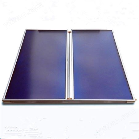 国产黑铬蓝钛商用2m2工程平板型太阳能集热吸热器