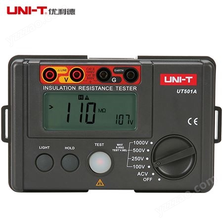 优利德（UNI-T）UT501A 高压绝缘电阻测试仪兆欧表电子摇表