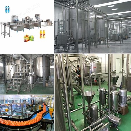 饮料厂需要的设备 中意隆果汁饮料生产线 一站式交钥匙工程服务