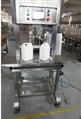 双头半自动称重液体灌装机糖浆灌装机日化用品灌装机简易型