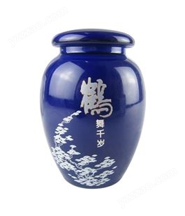 景德镇陶瓷茶叶罐 青花陶瓷茶叶罐 陶瓷罐子定做厂家
